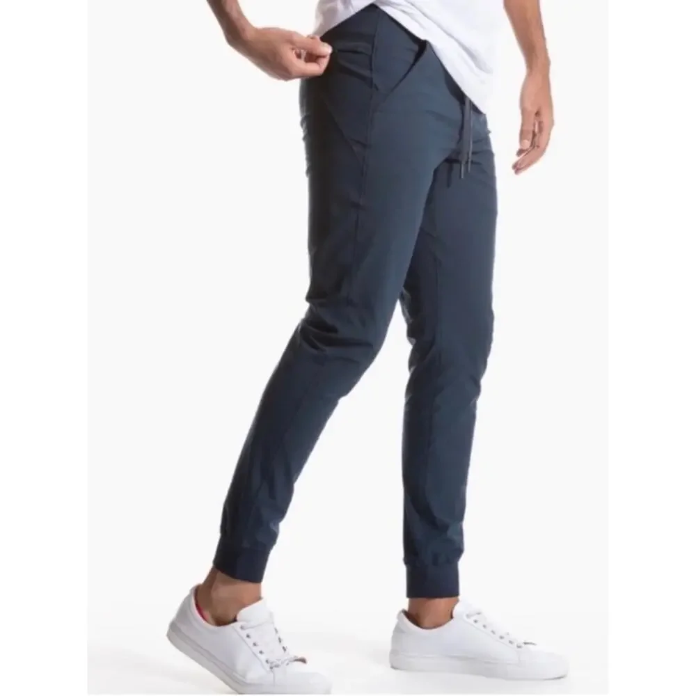 Birddogs Men's Jogger Pants Built-In Liner Athletic Performance Joggers Navy XL